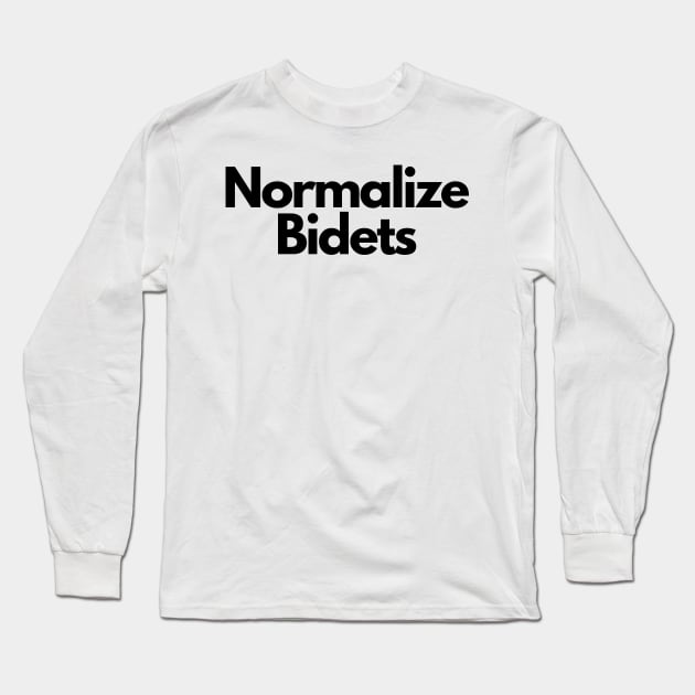 Humor | Funny | Bidet | Silly Long Sleeve T-Shirt by Publicus Apparel